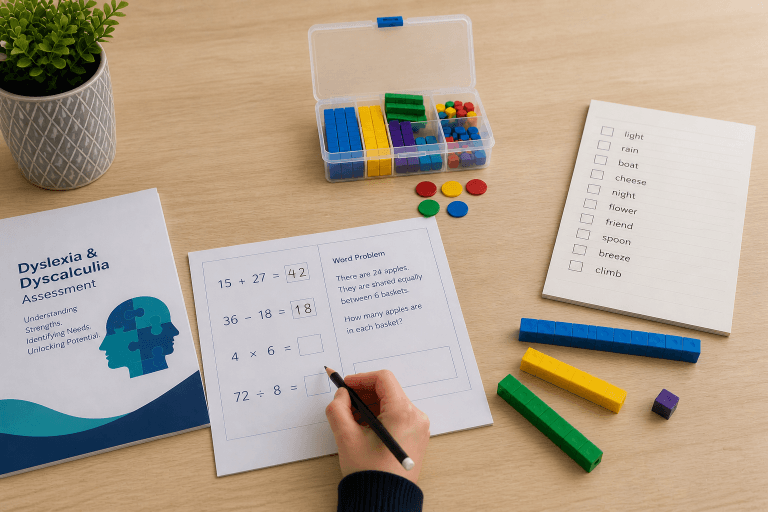 Dyslexia and dyscalculia Assessments